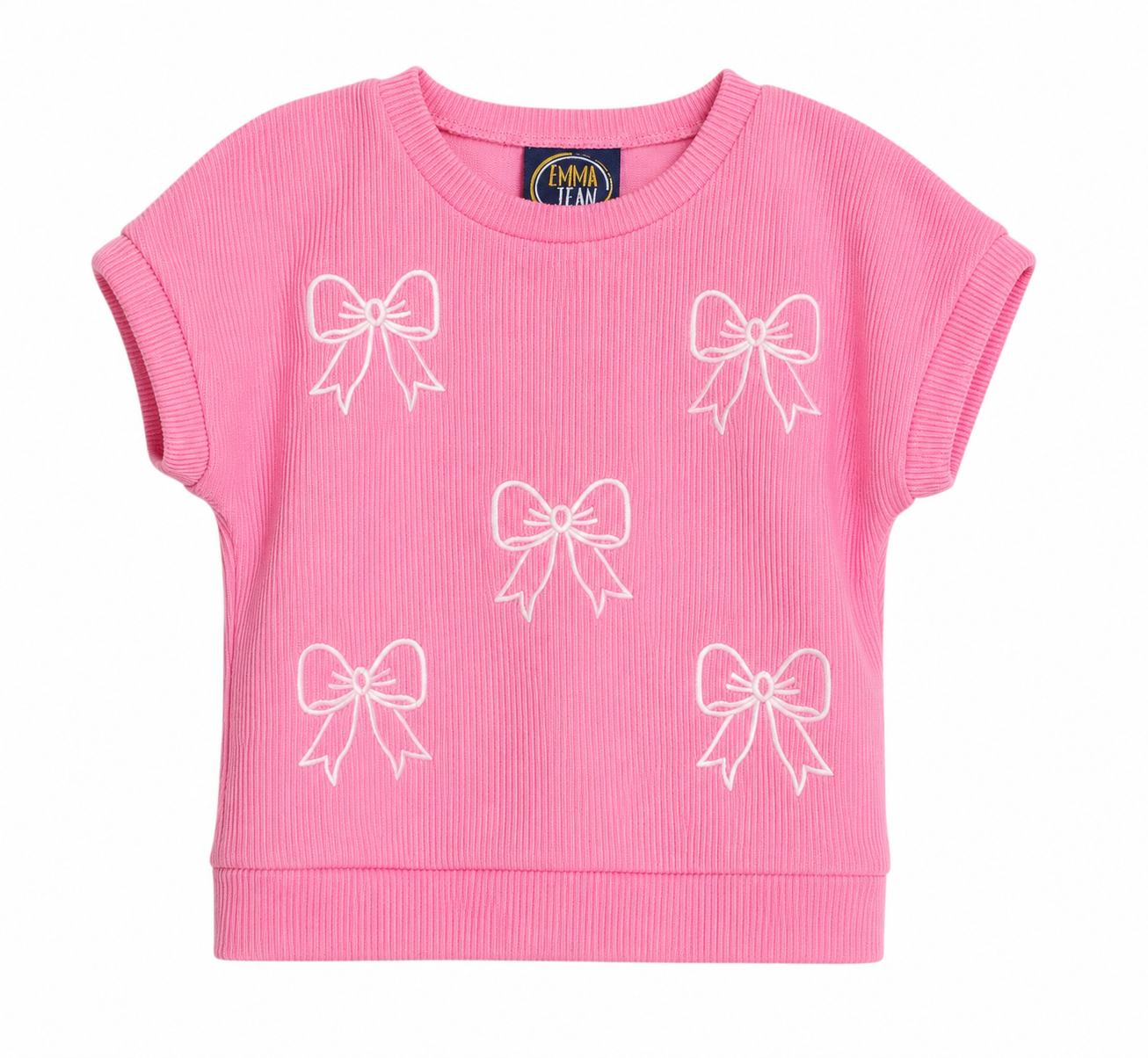 Emma Jean Bow Embroidered Sweater