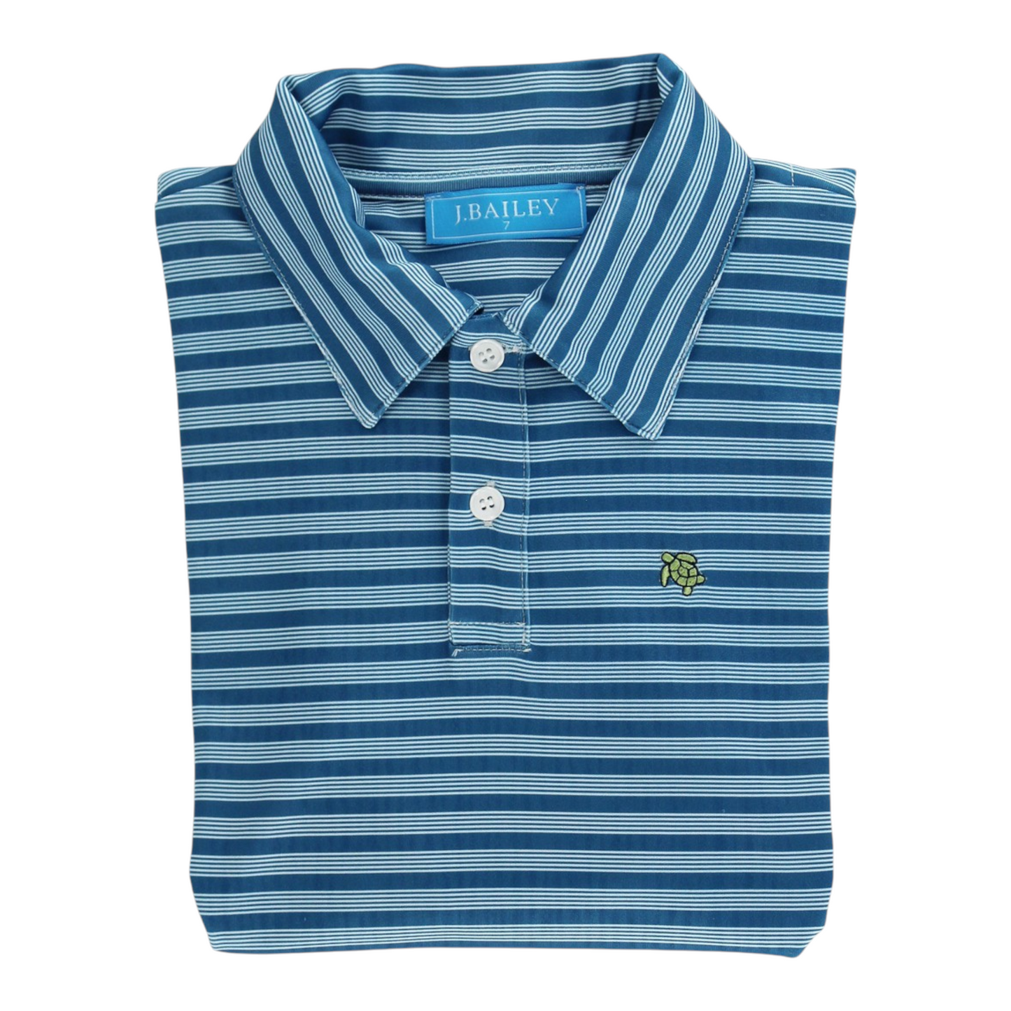 Bailey Boys Harry Stripe Performance Polo