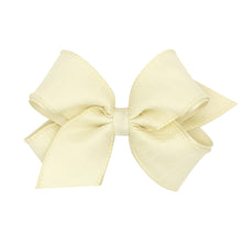 Load image into Gallery viewer, Wee Ones Medium Jewel-toned Dupioni Silk and Grosgrain Overlay Bows