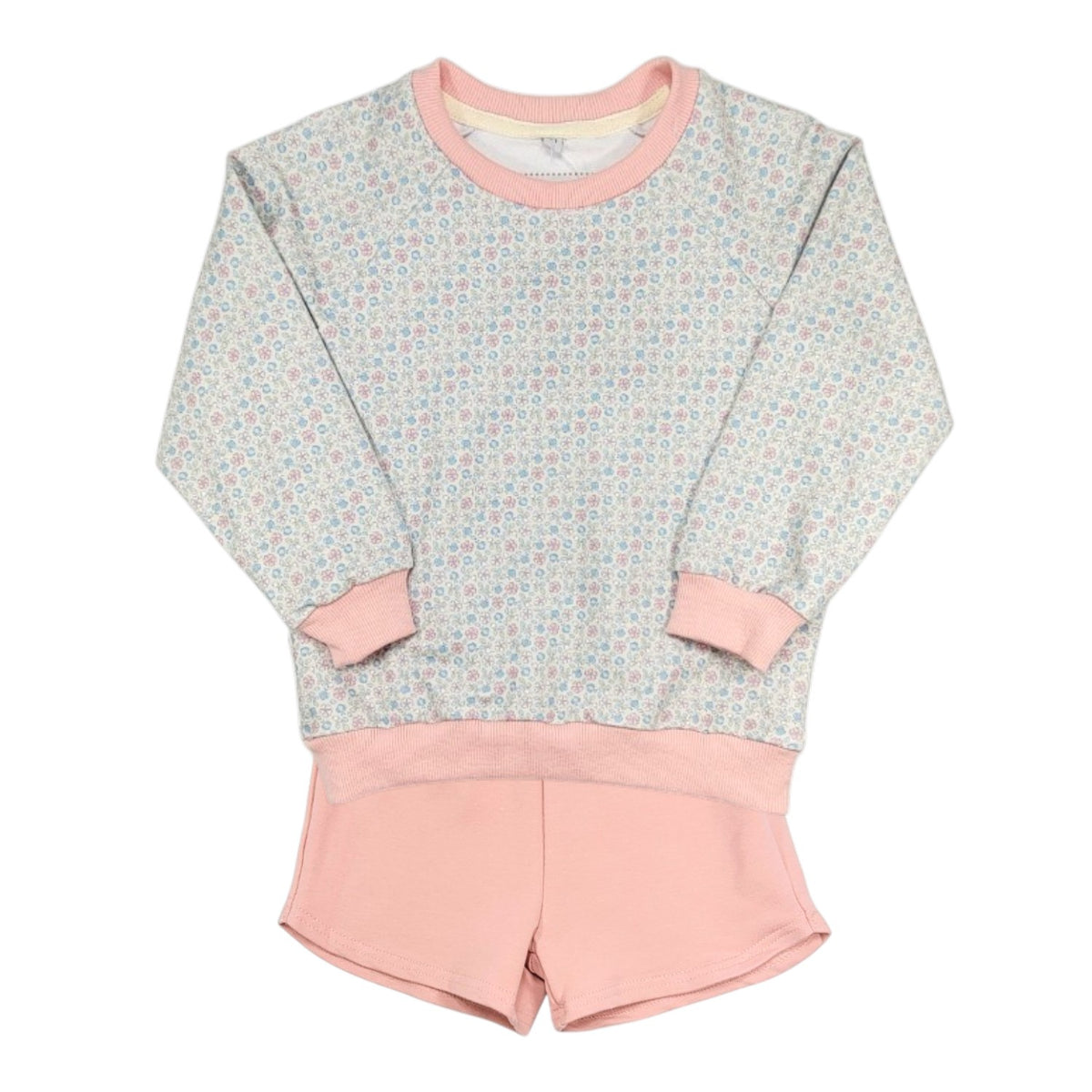 Honesty Floral Sweatshirt Set