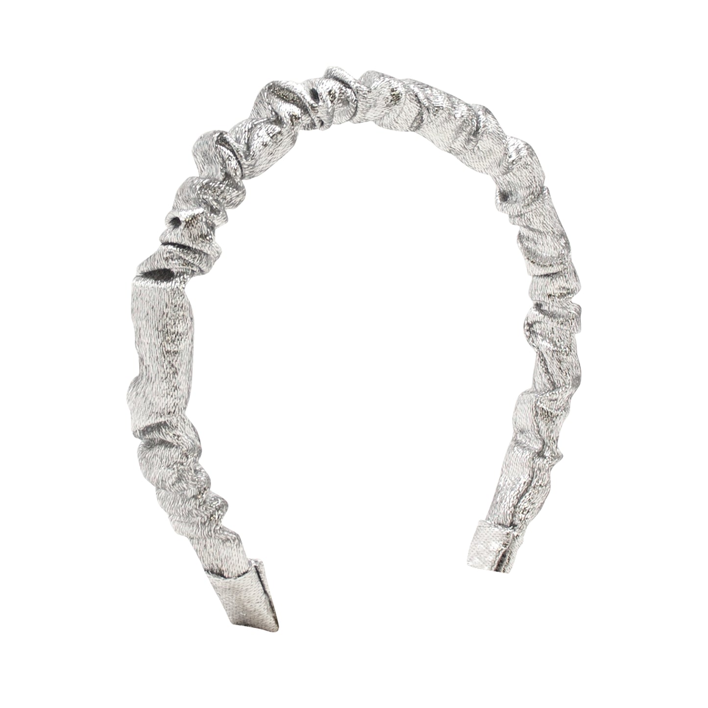 Wee Ones Metallic Lamé Ruffle Headband