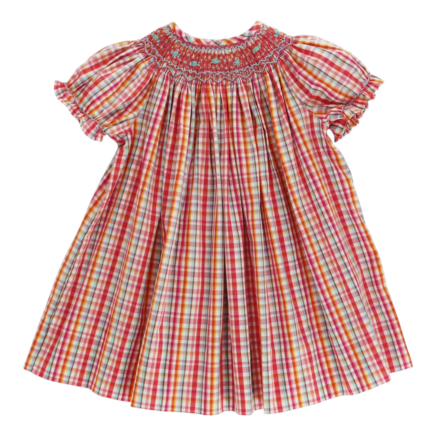 Bailey Boys Sorbet Plaid Bishop Dress
