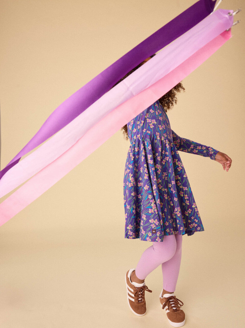 Tea Perfume Jasmine Printed Ballet Dress