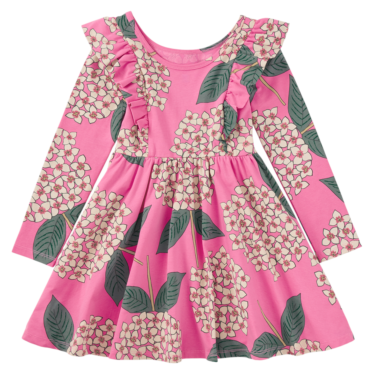 Tea Collection Ruffle Shoulder Ballet Dress