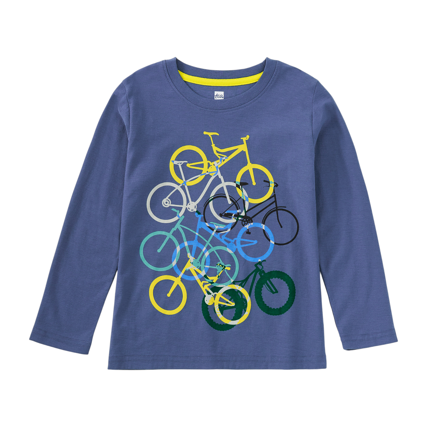 Tea Bike Pile Graphic T-Shirt