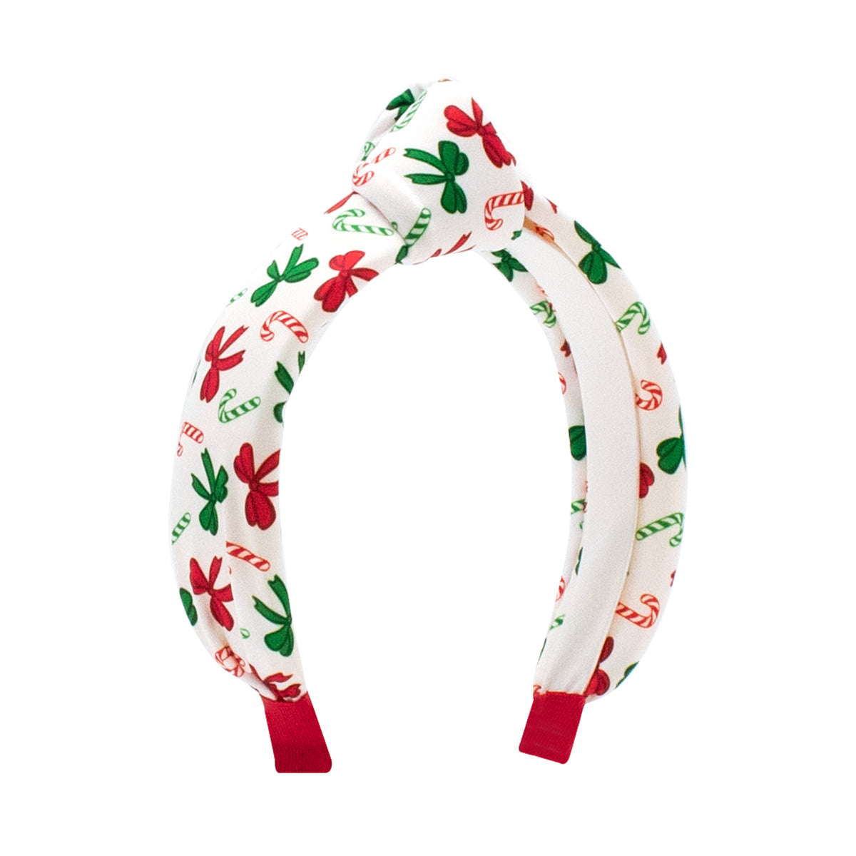 Wee Ones Christmas Print Knot Headbands
