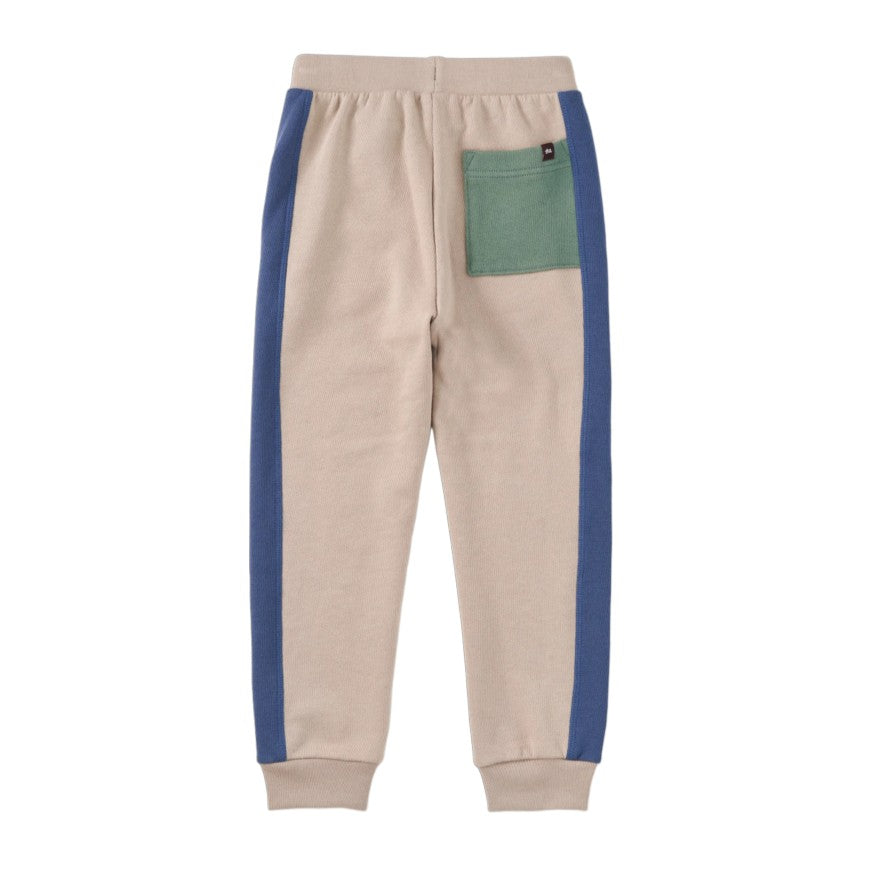 Tea Colorblock Stripe-Out Joggers