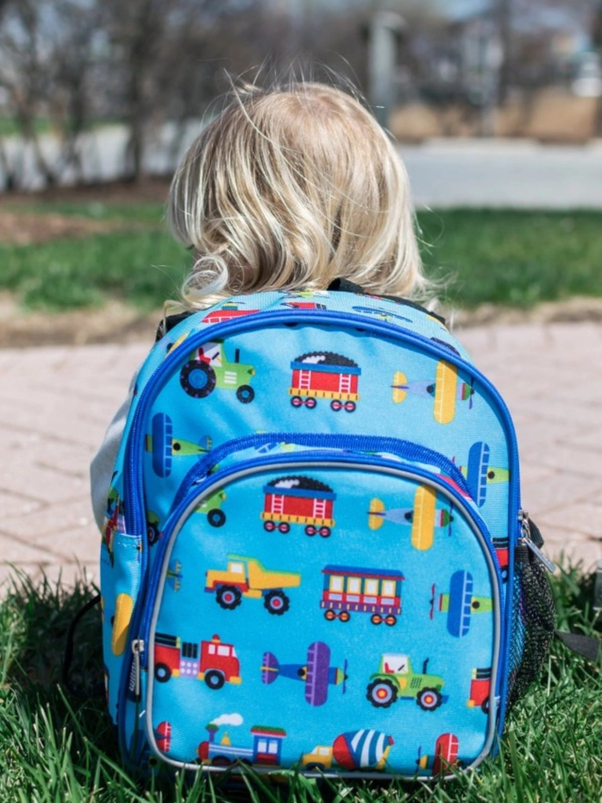 Wildkin Trains Planes and Trucks 12 Inch Backpack