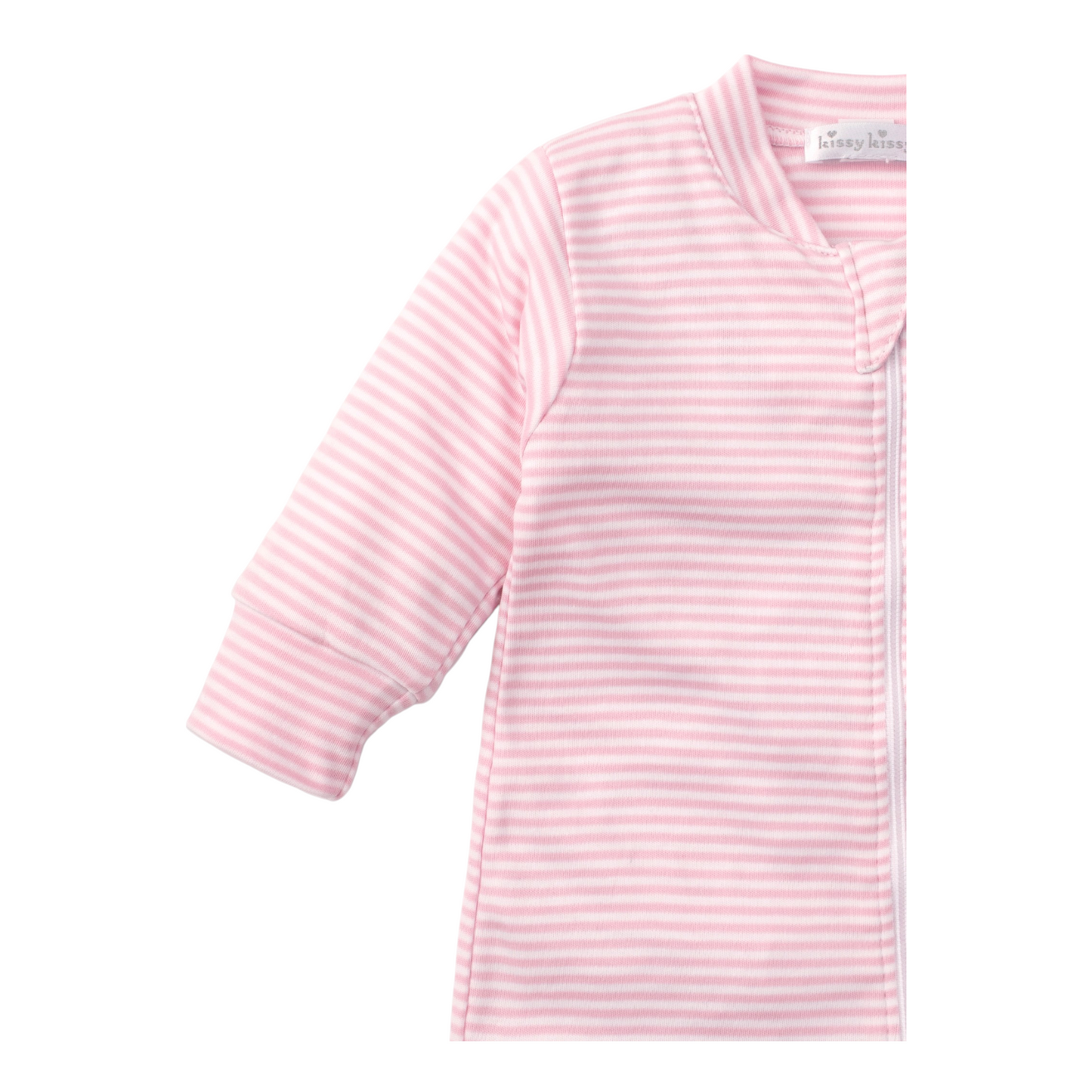 Kissy Kissy Simple Stripes Zip Footie