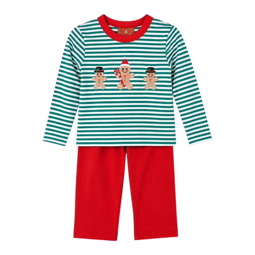 Millie Jay Gingerbread Man Pant Set