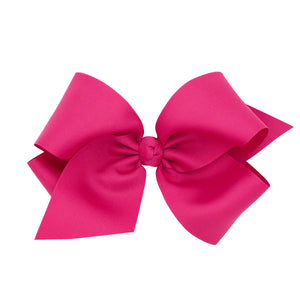 Wee Ones Colossal Classic Grosgrain Hair Bow on a Pinch Clip (Knot Bow)