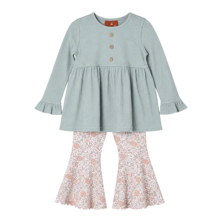 Milly Jay Faded Botanica Bell Bottom Set