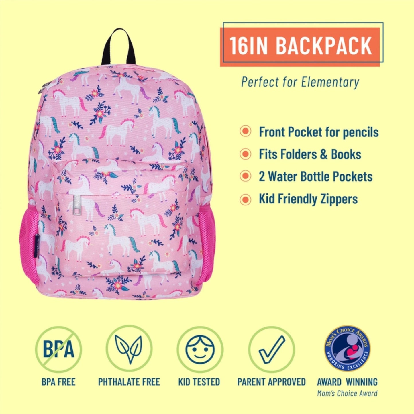 Wildkin Magical Unicorns 16 inches Backpack