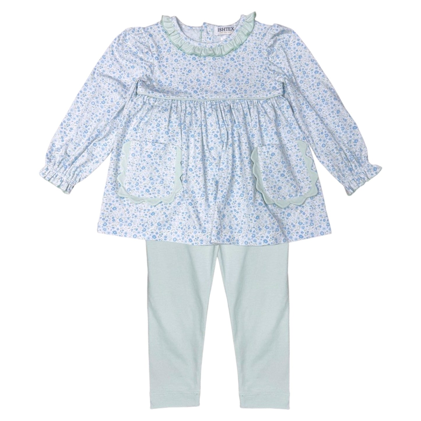 Ishtex Ditsy Flower Legging Set