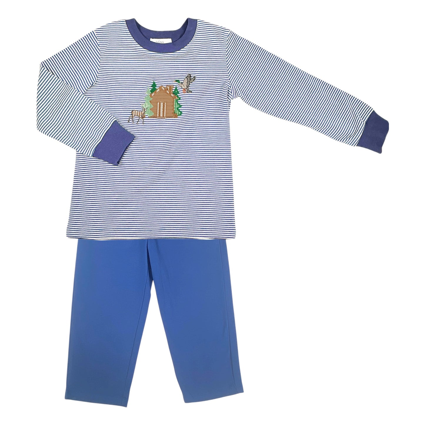 Ishtex Stripe Log Cabin Pant Set