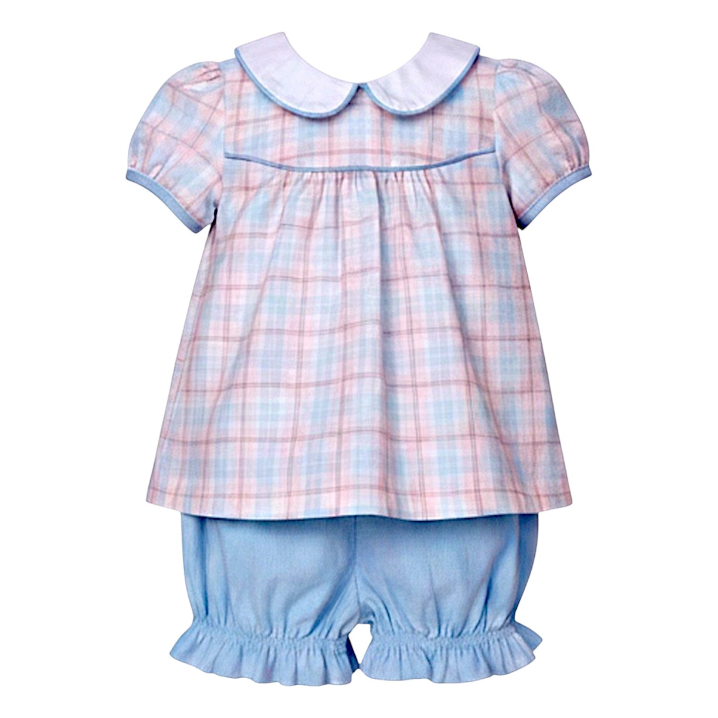 Ishtex Plaid Bloomer Set