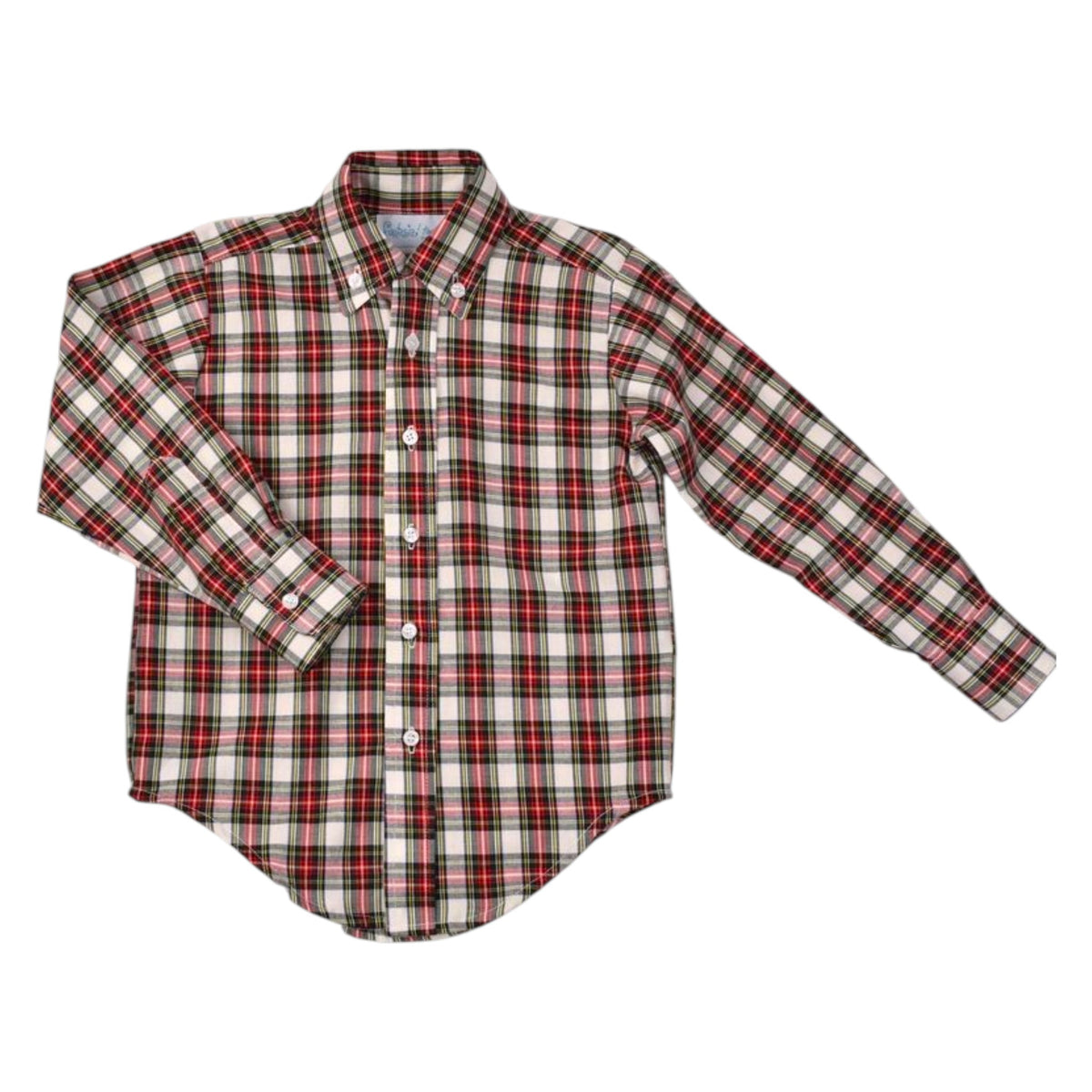 Funtasia Too Christmas Plaid Button Down Shirt