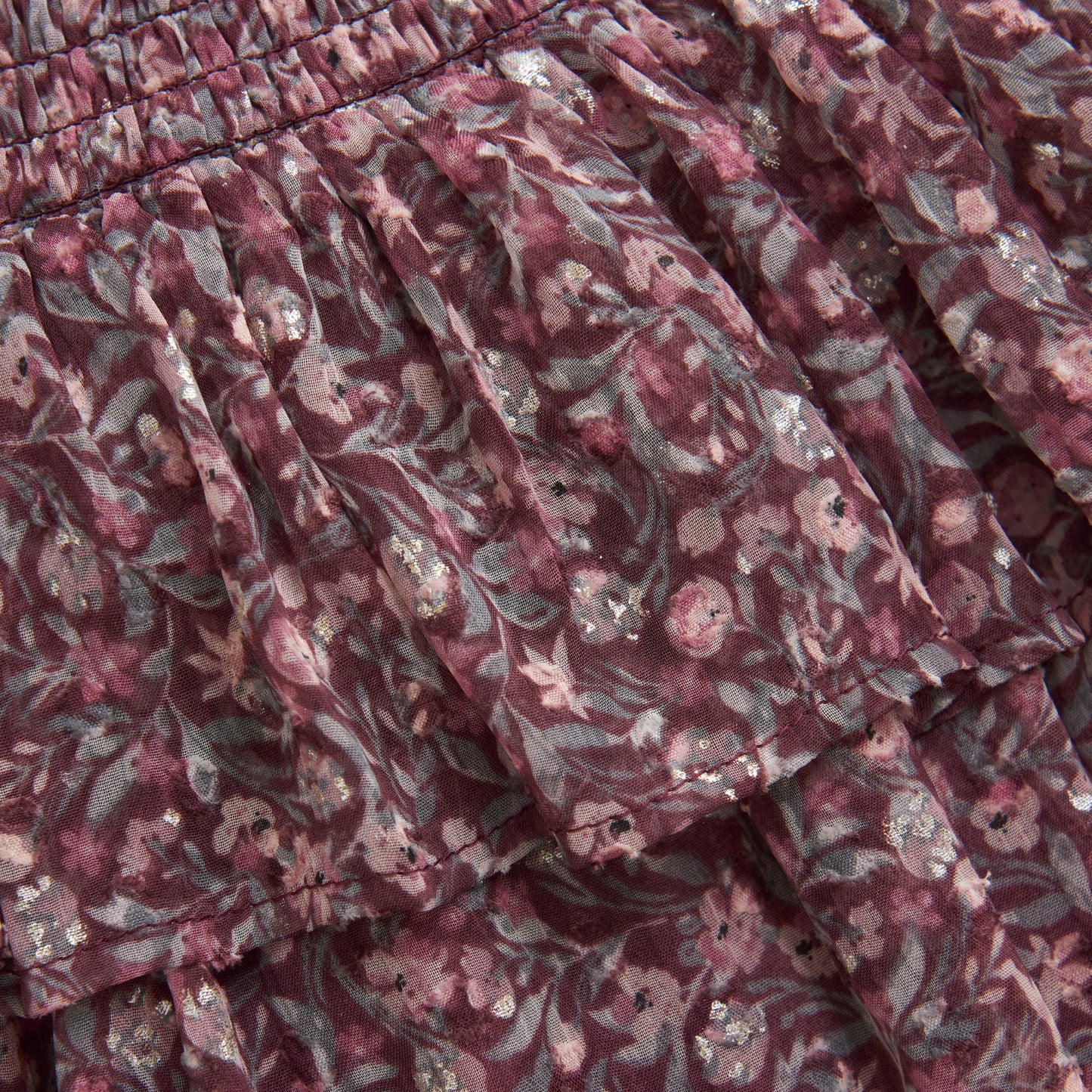 Creamie Floral Dobby Skirt