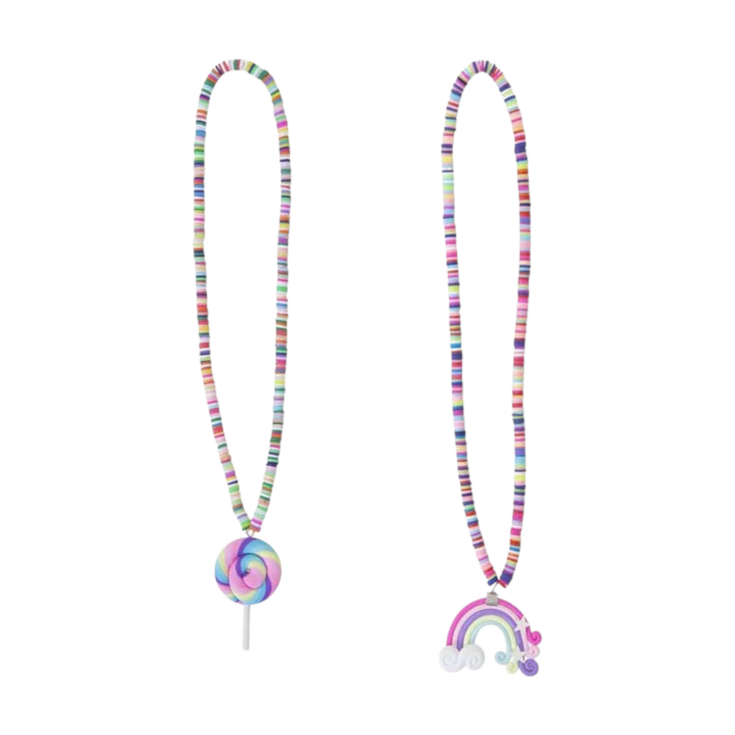 Great Pretenders Rainbow Lolly Necklace Set