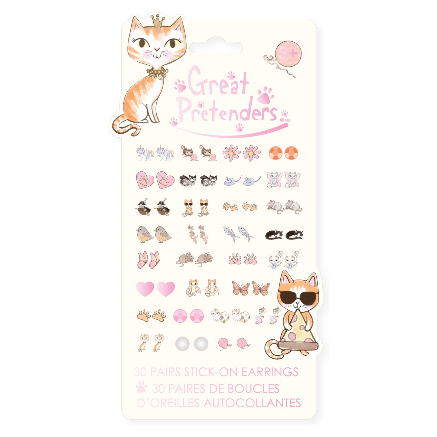 Great Pretenders Paw-some Sticker Earrings