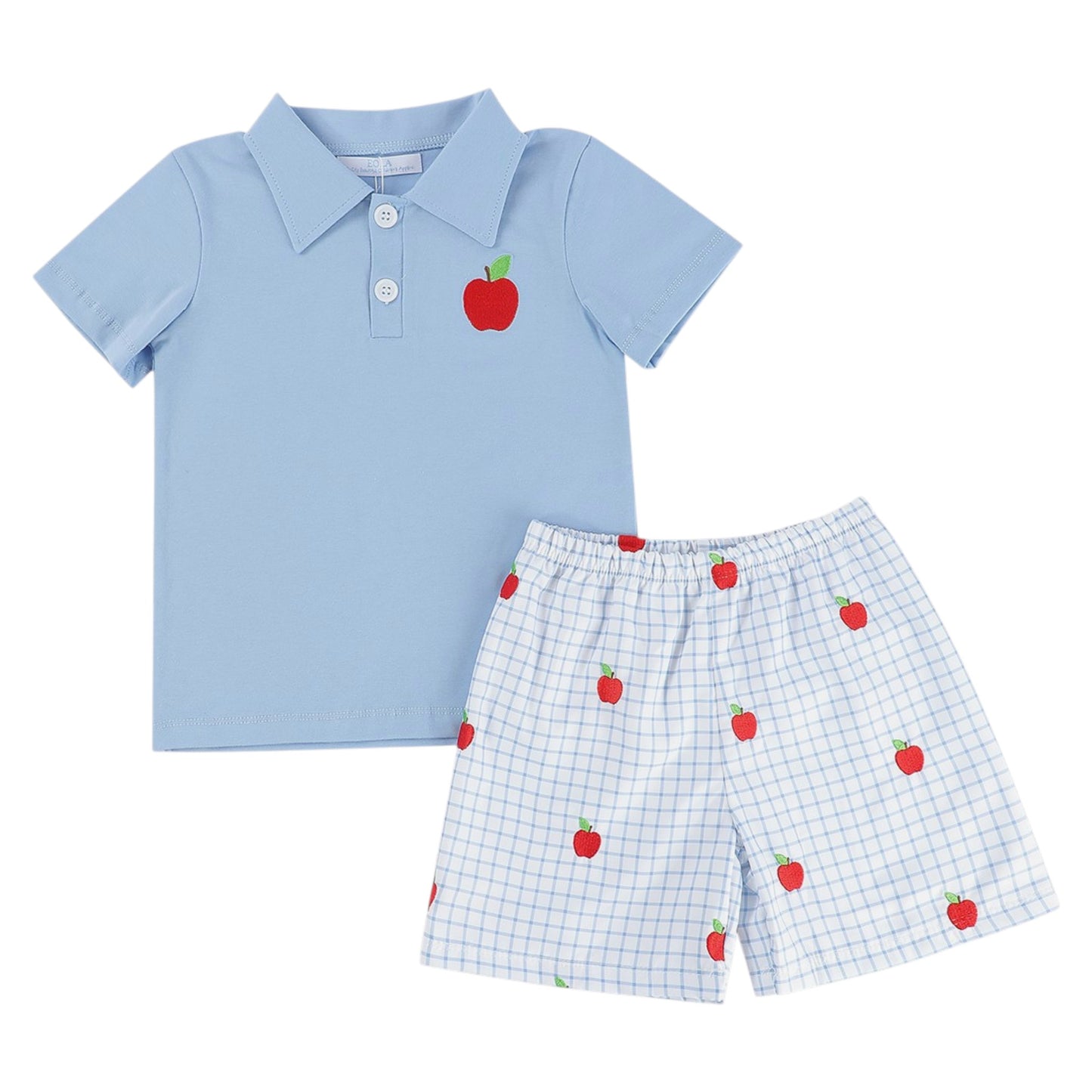 City Beautiful Apple Polo Short Set