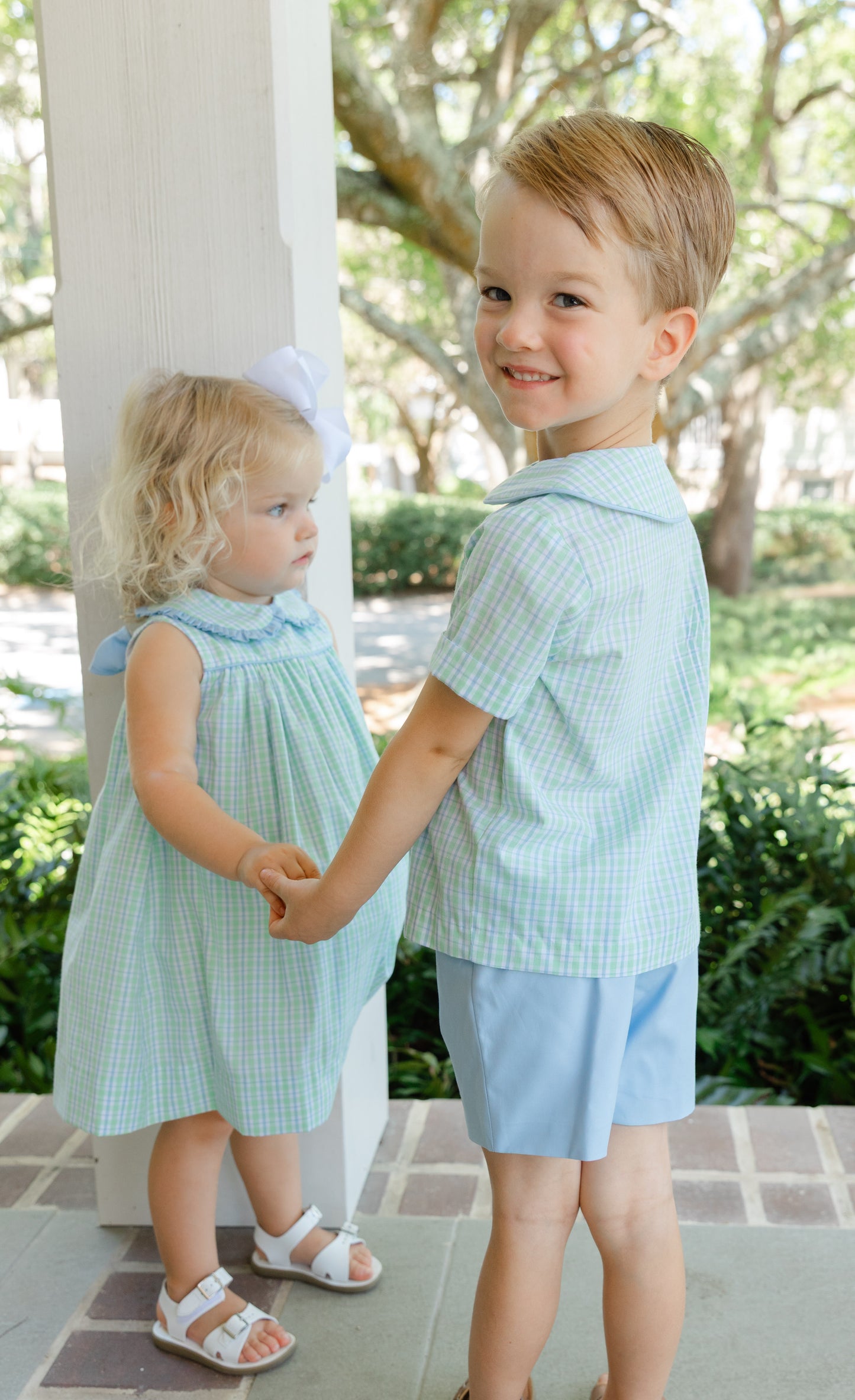 Bailey Boys Bridgewater Plaid Dressy Short Set