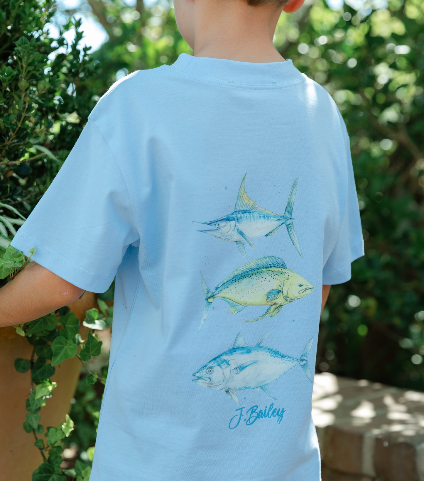 Bailey Boys Fish Trio Logo T-Shirt