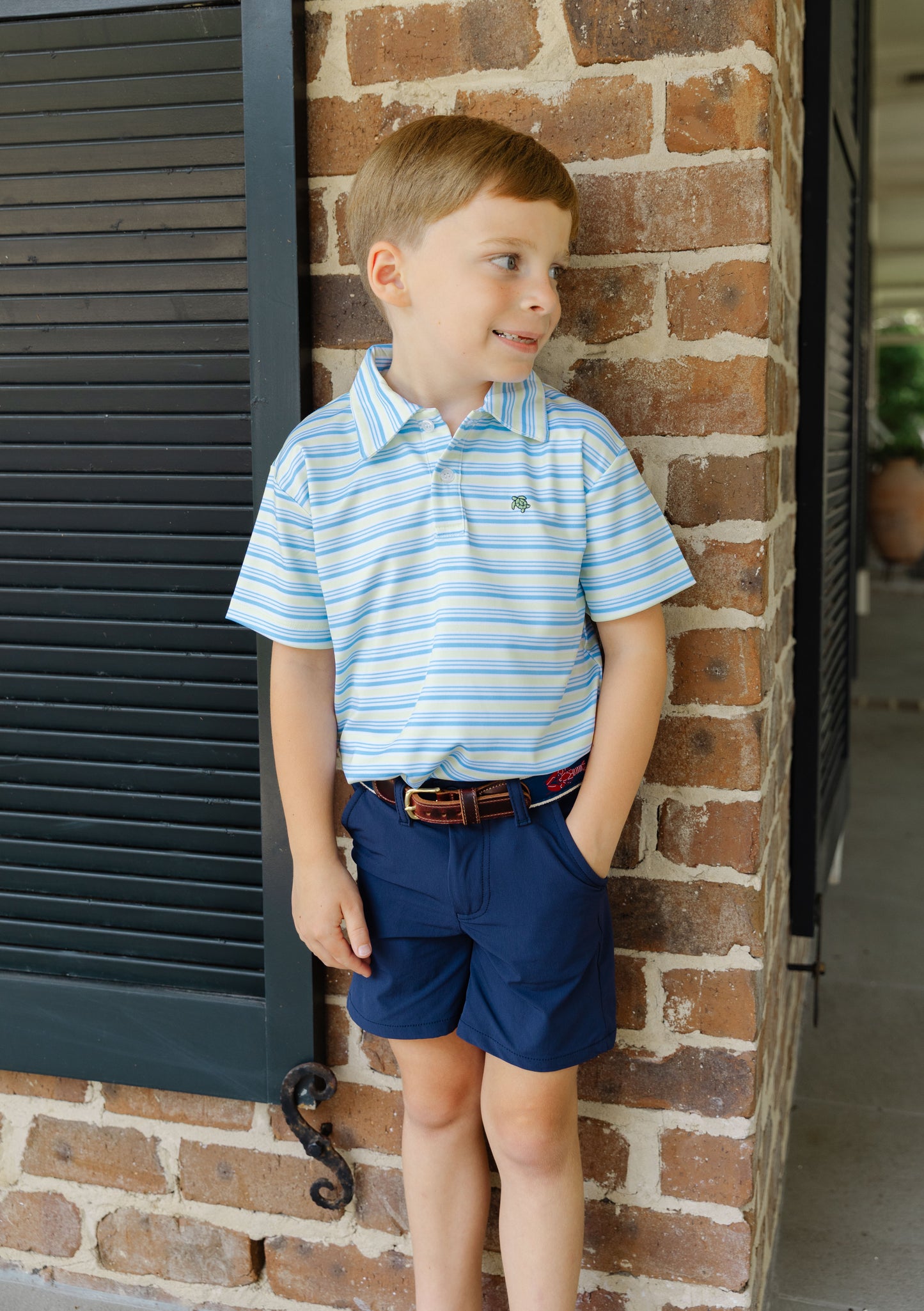 Bailey Boys Henry Performance Hampton Polo