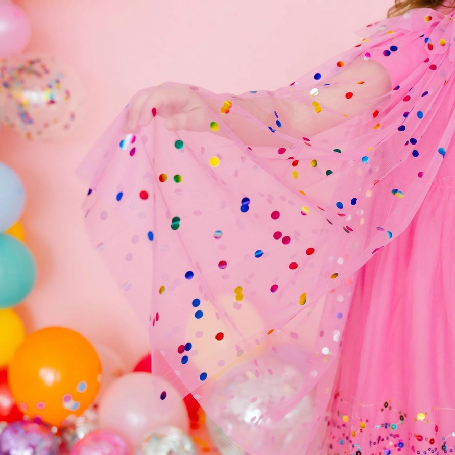 Sweet Wink Confetti Cape