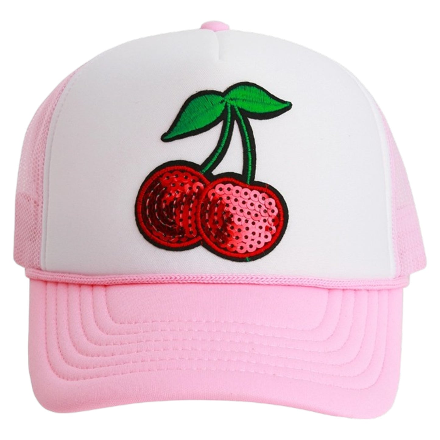 Sparkle Sisters Cherries Baseball Hat