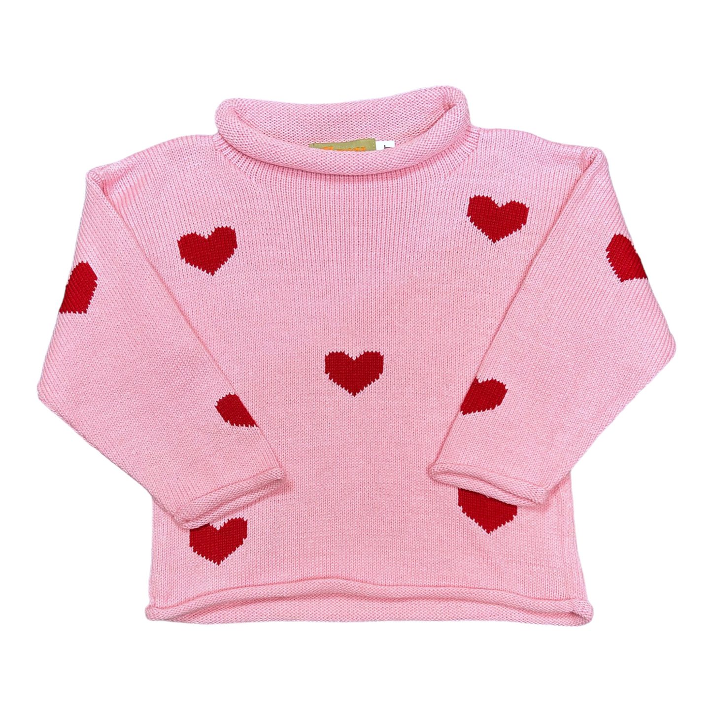 Luigi Hearts Roll Neck Sweater