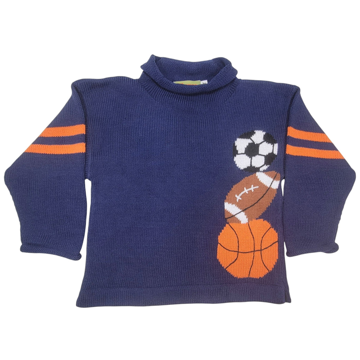 Luigi Sportballs Roll Neck Sweater