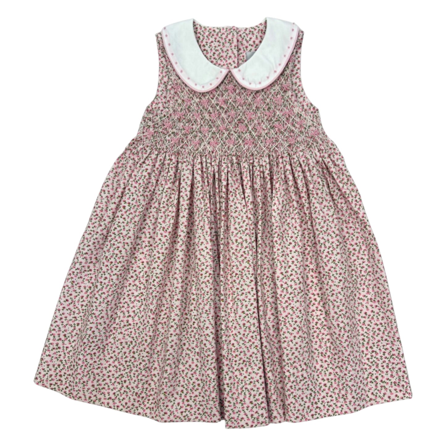 Delaney Smocked Ditzy Floral Bow Dress