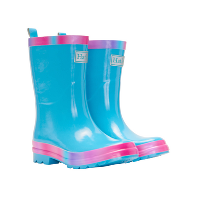 Hatley Fun Hearts Shiny Rain Boots