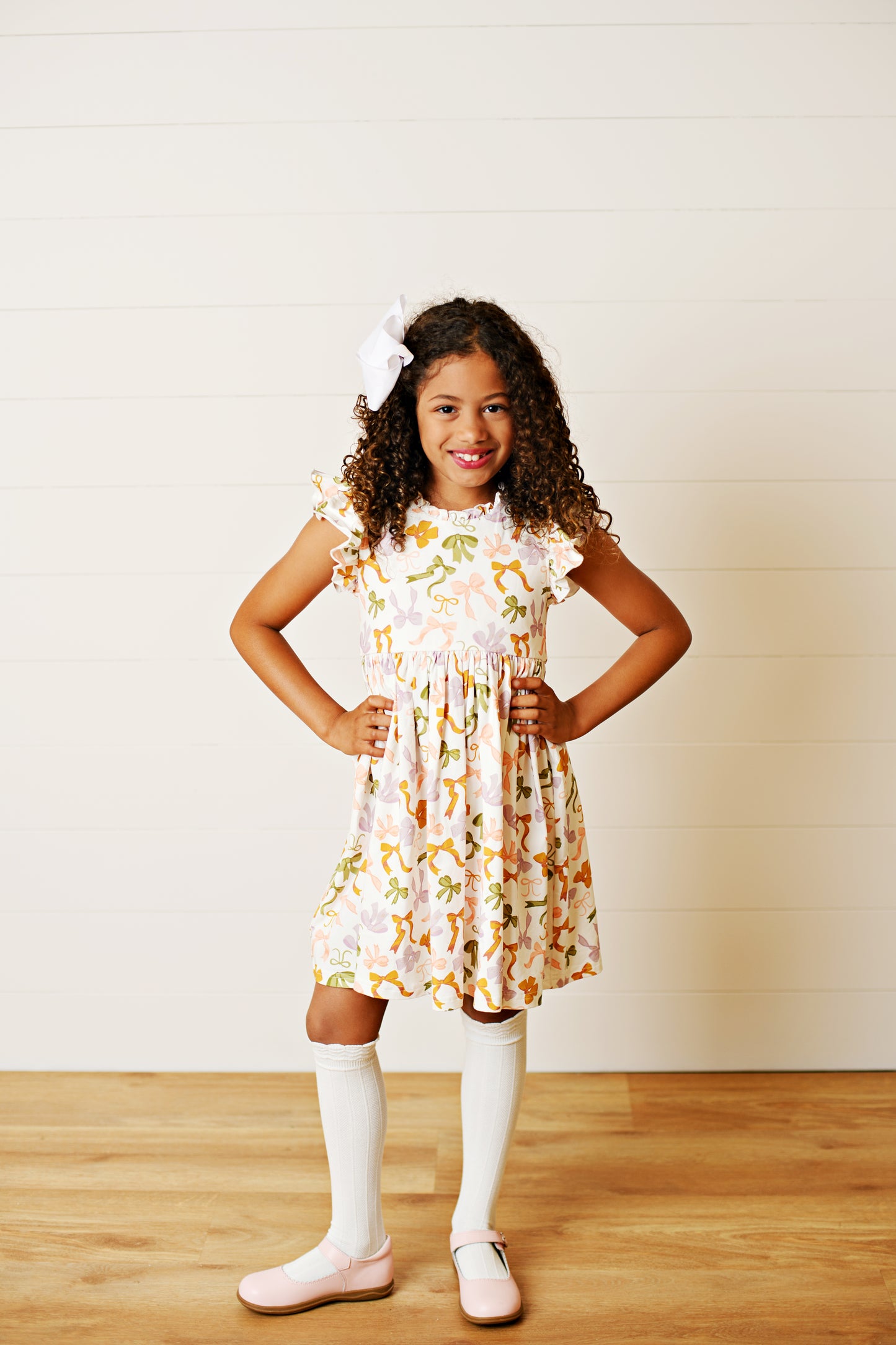 Swoon Baby Bow Flutter Dress