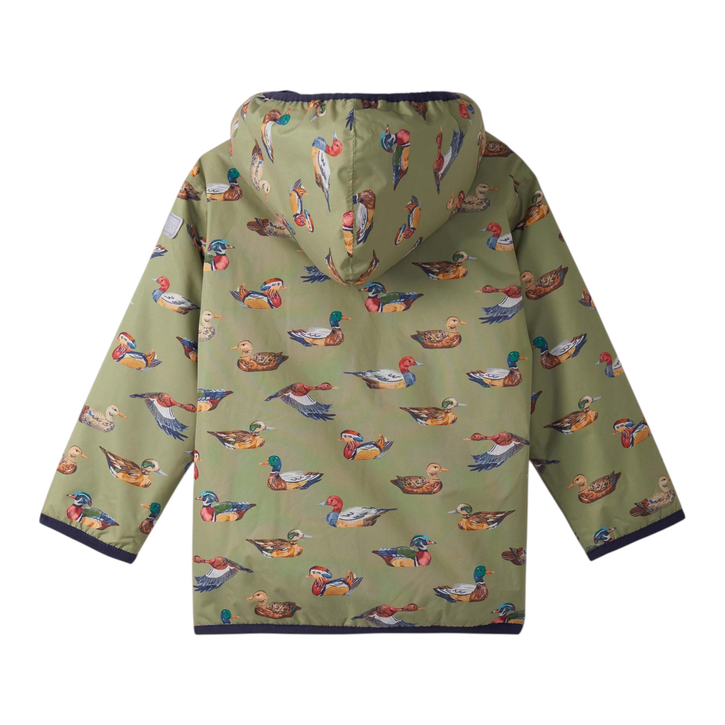 Hatley Duck Decoys Zip-Up Lightweight Rain Jacket