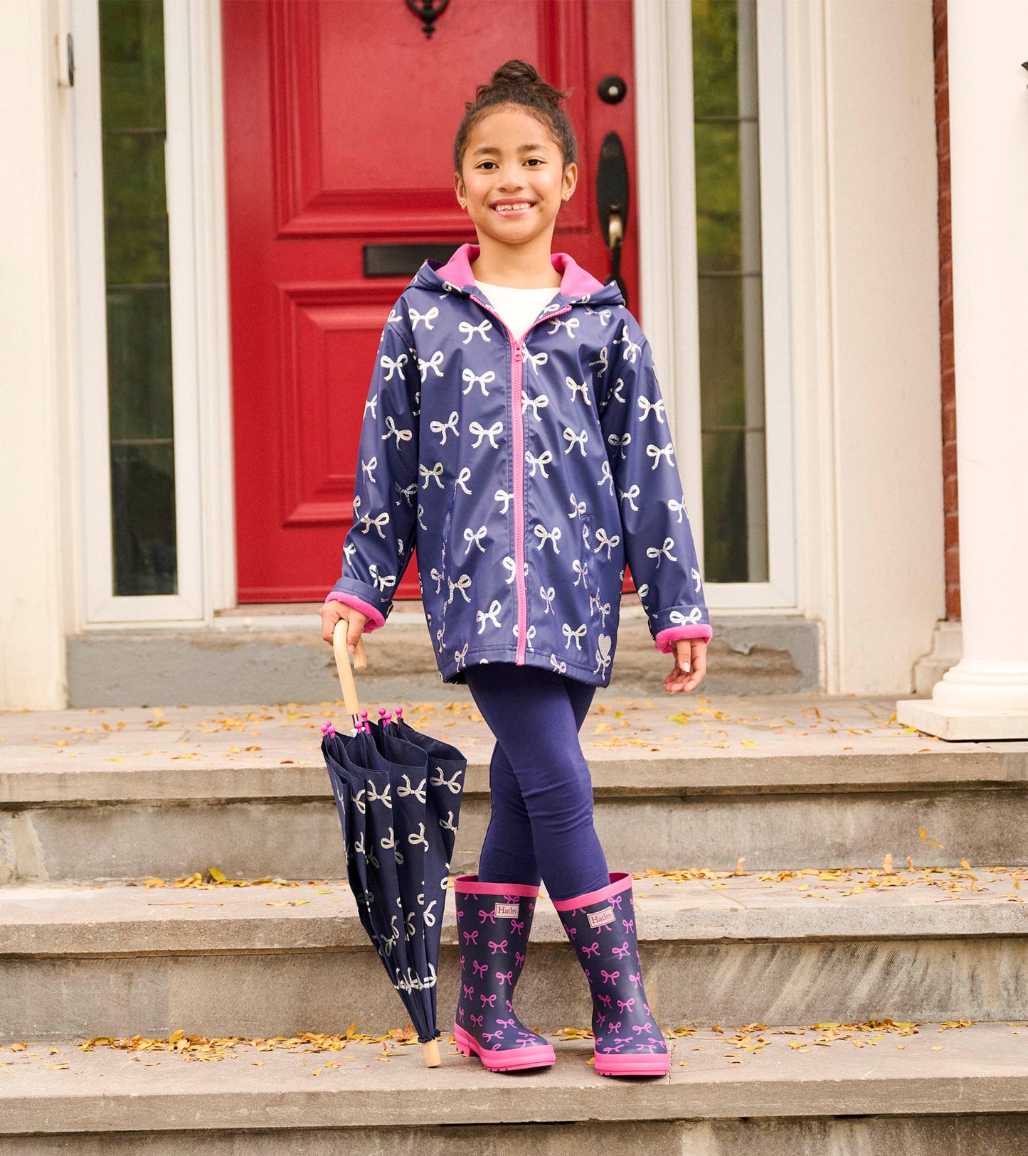 Hatley Silver Ribbon Zip-Up Rain Jacket