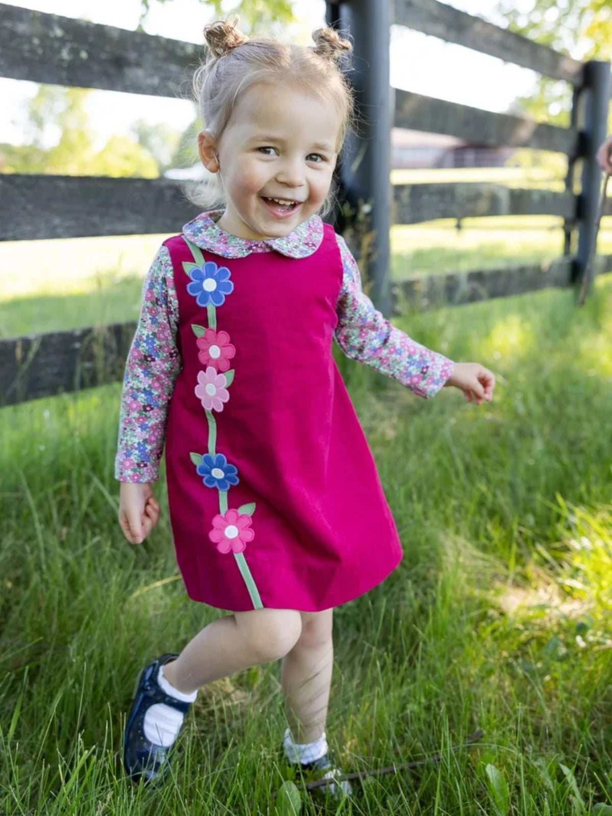 Florence Eiseman Floral Knit Blouse