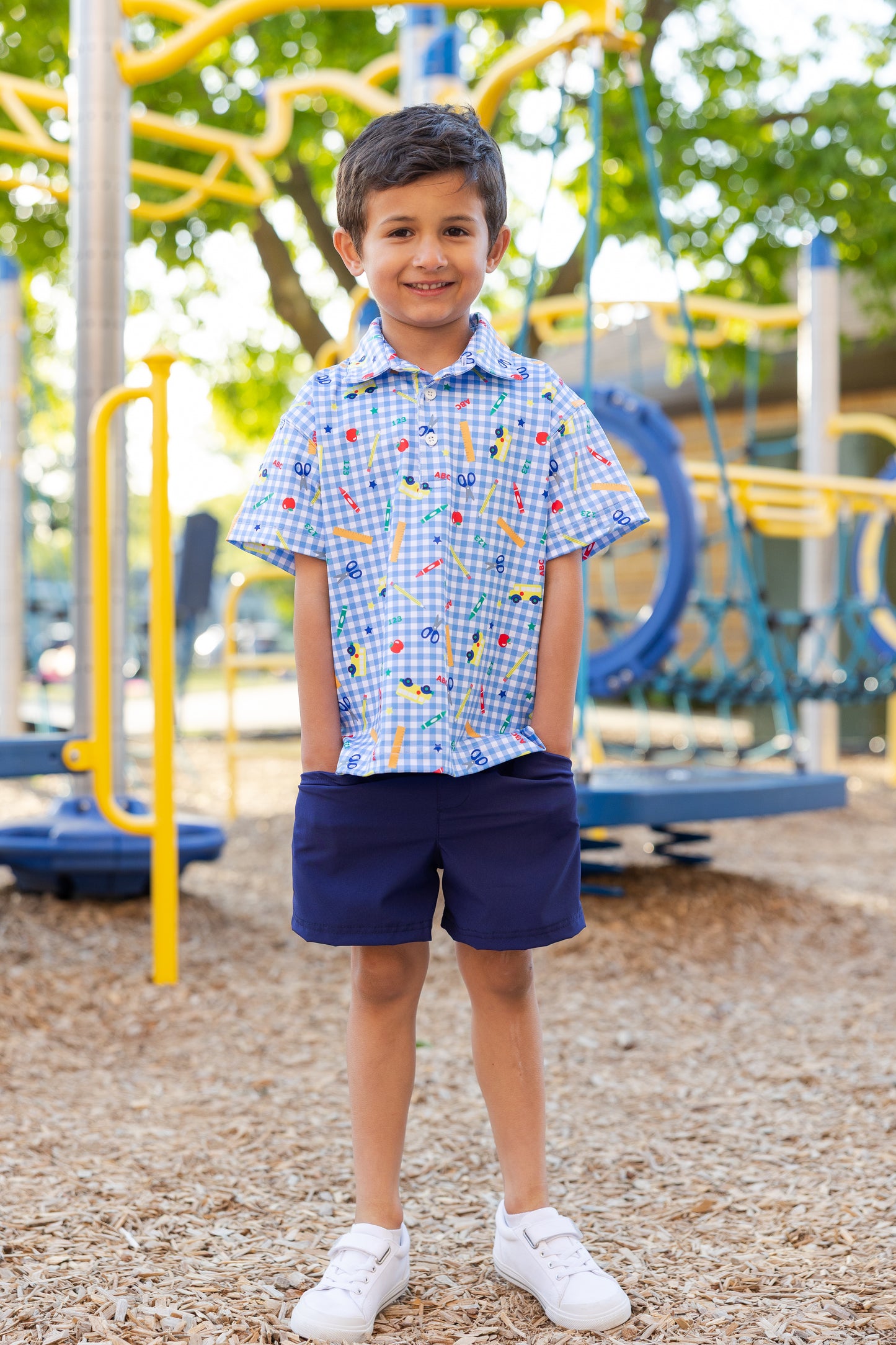 Florence Eiseman Knit School Performance Polo