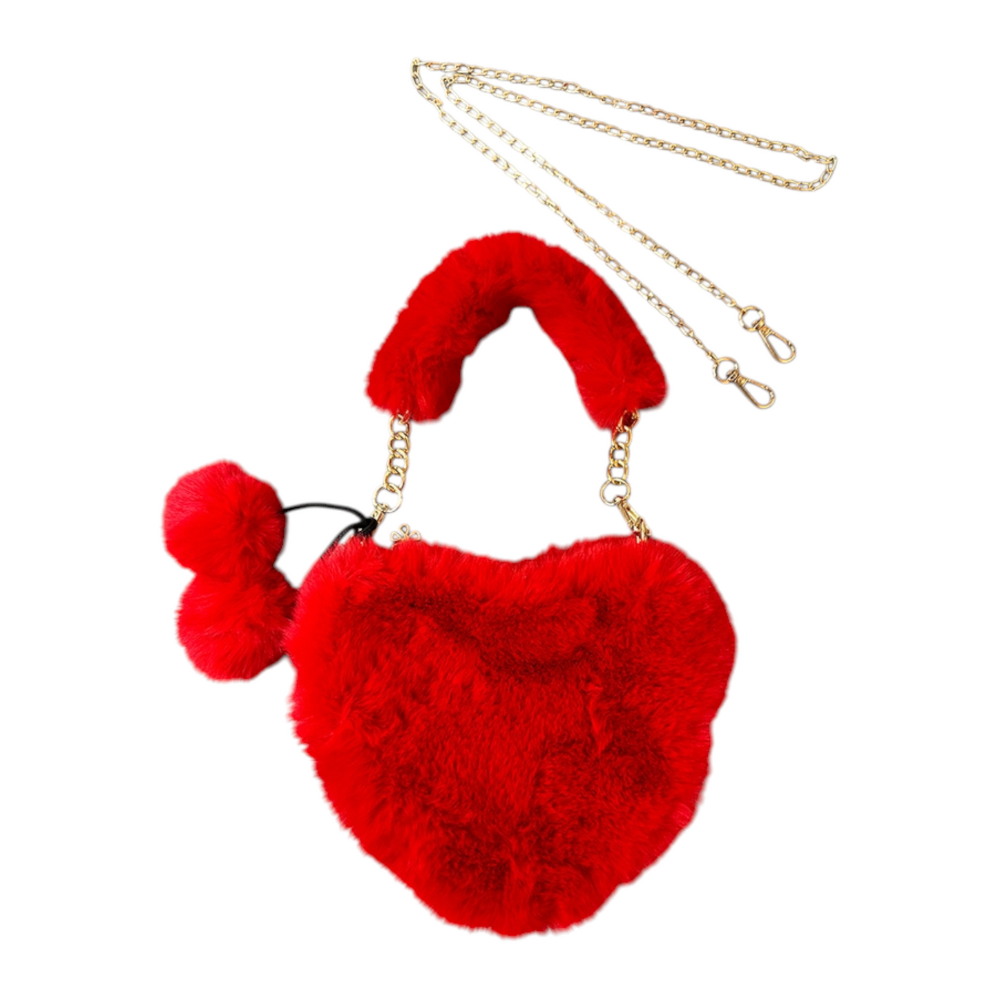 Sparkle Sisters Furry Heart Purse