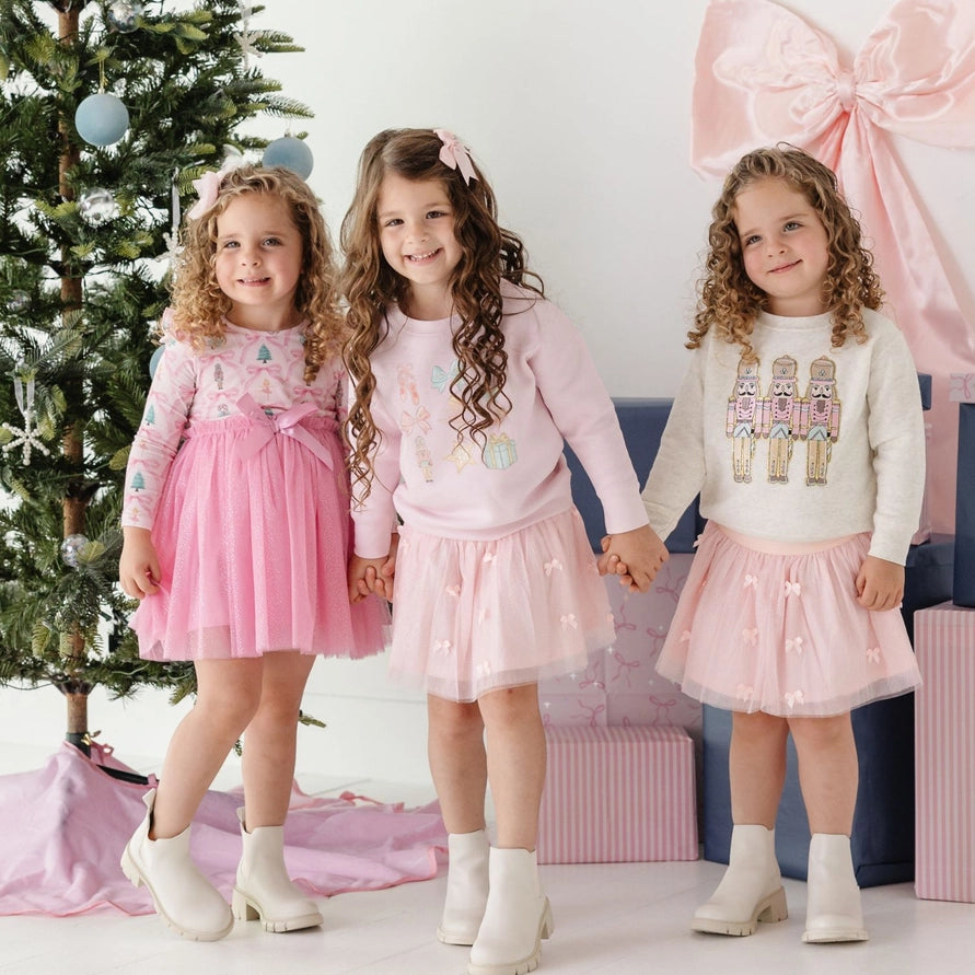 Sweet Wink Nutcracker Trellis Christmas Tutu Skirt