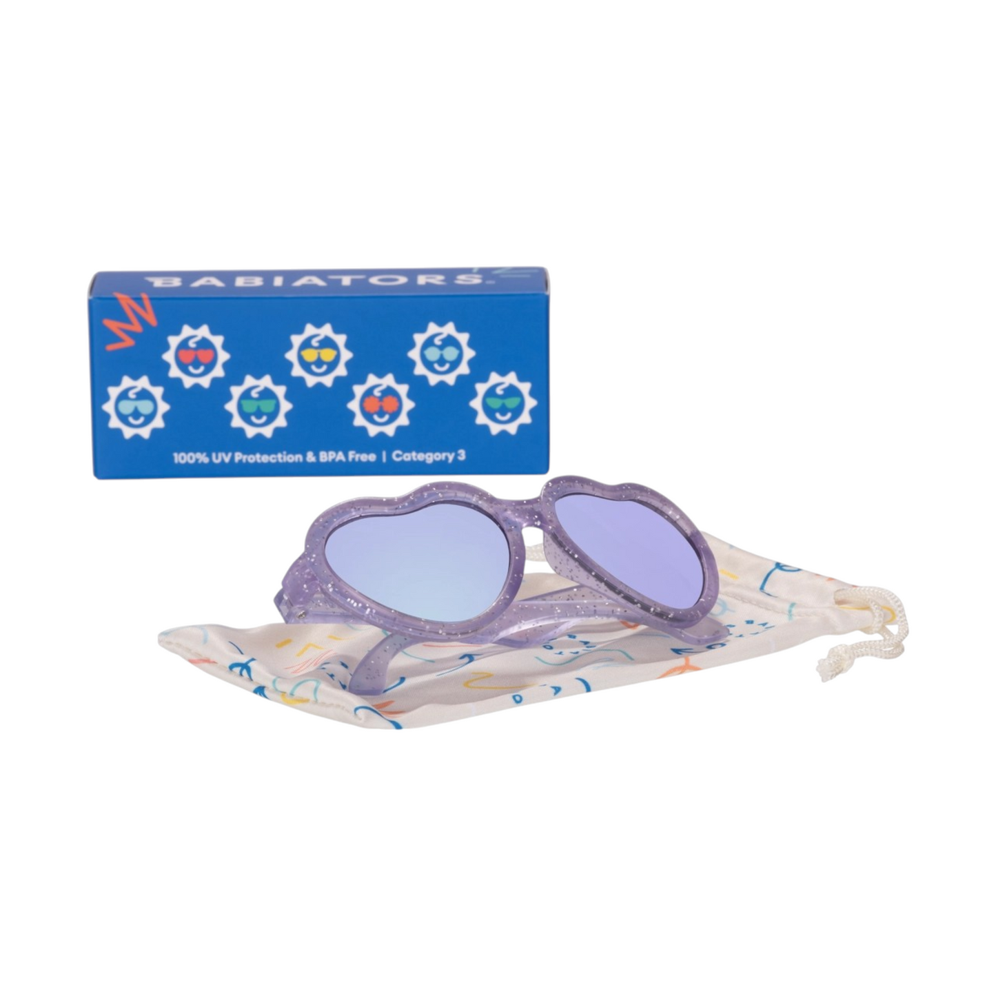 Babiators Limited Edition Shimmer Hearts Sunglasses
