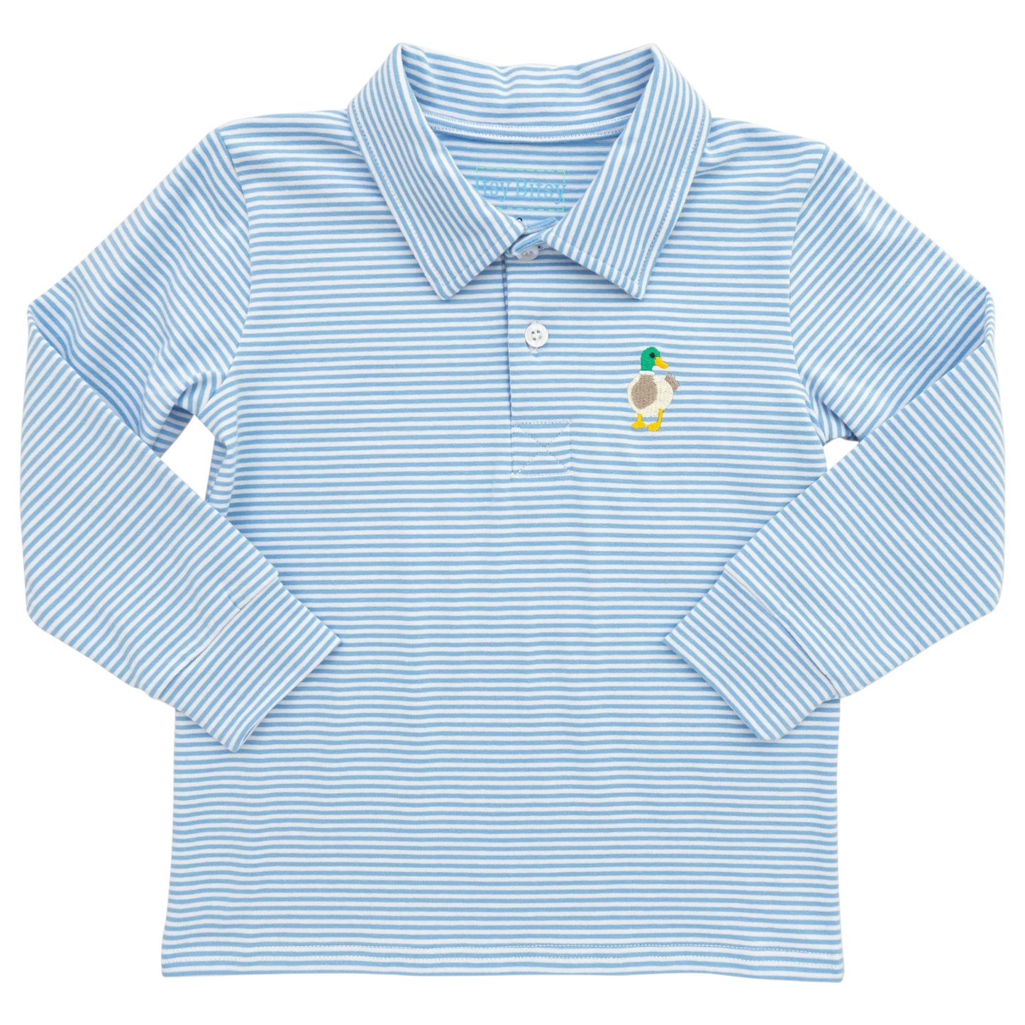 Itsy Bitsy Striped Mallard Polo