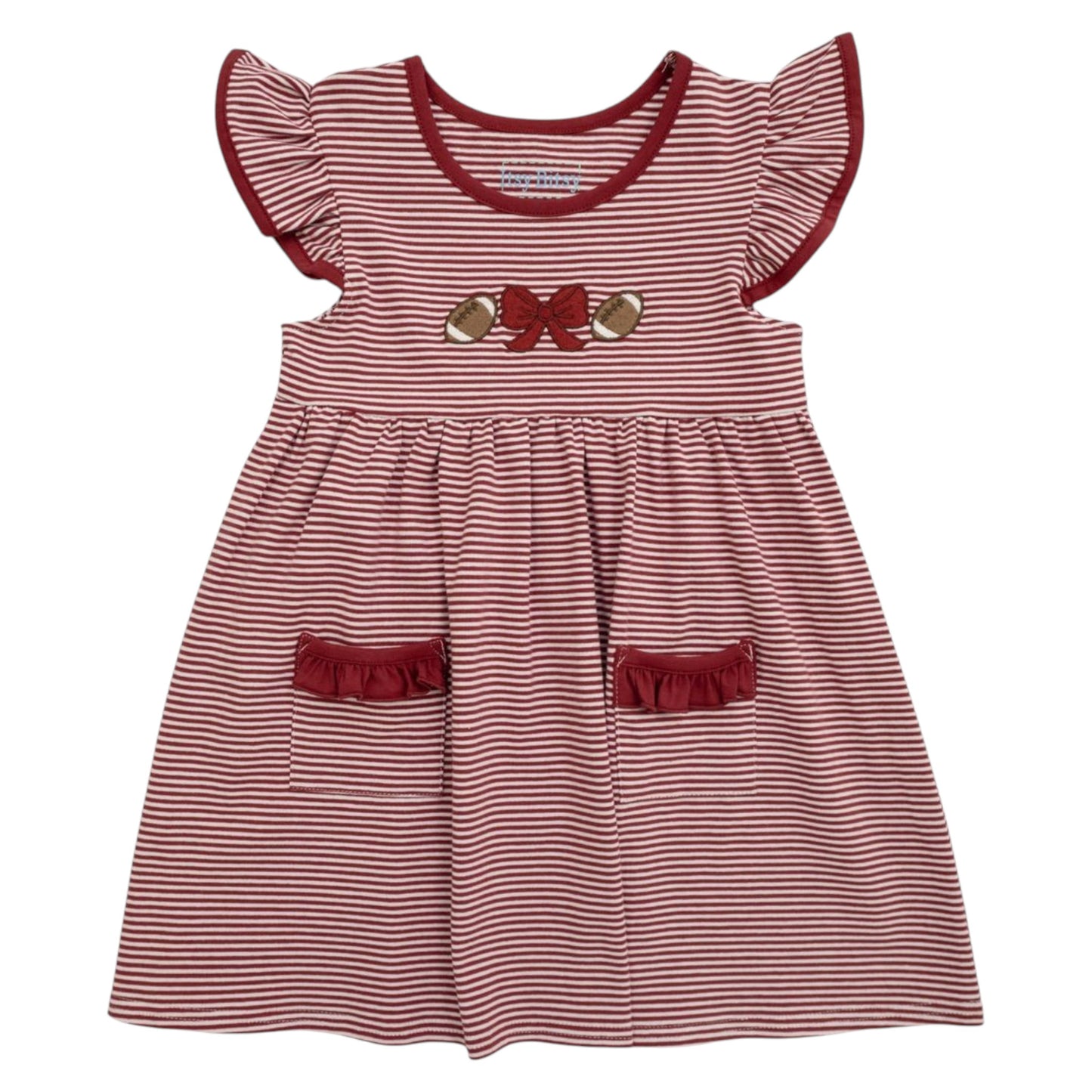 Itsy Bitsy Football Stripe Dress
