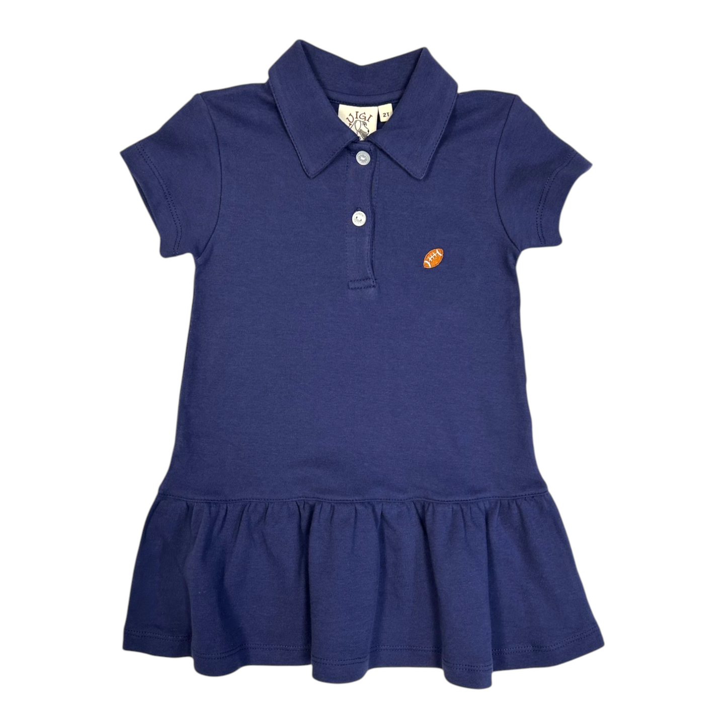 Luigi Football Embroidered Polo Tennis Dress