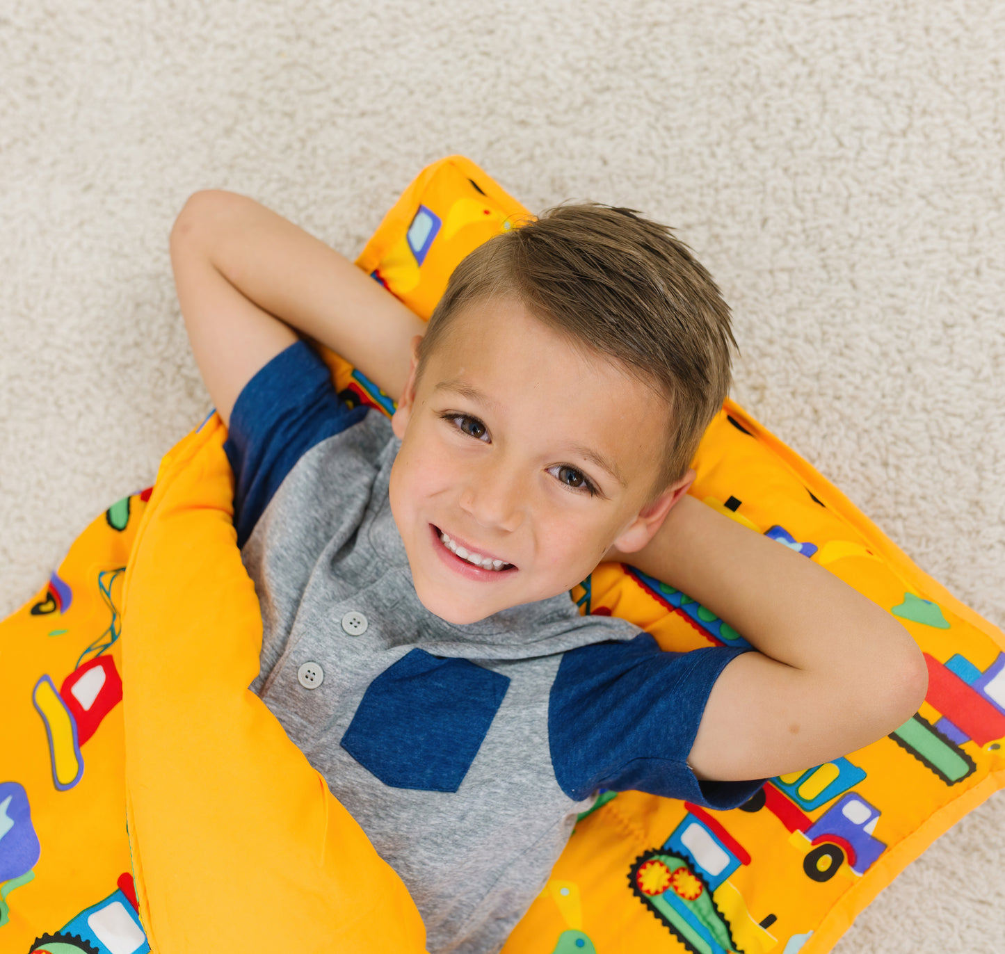 Wildkin Under Construction Microfiber Kids Nap Mat