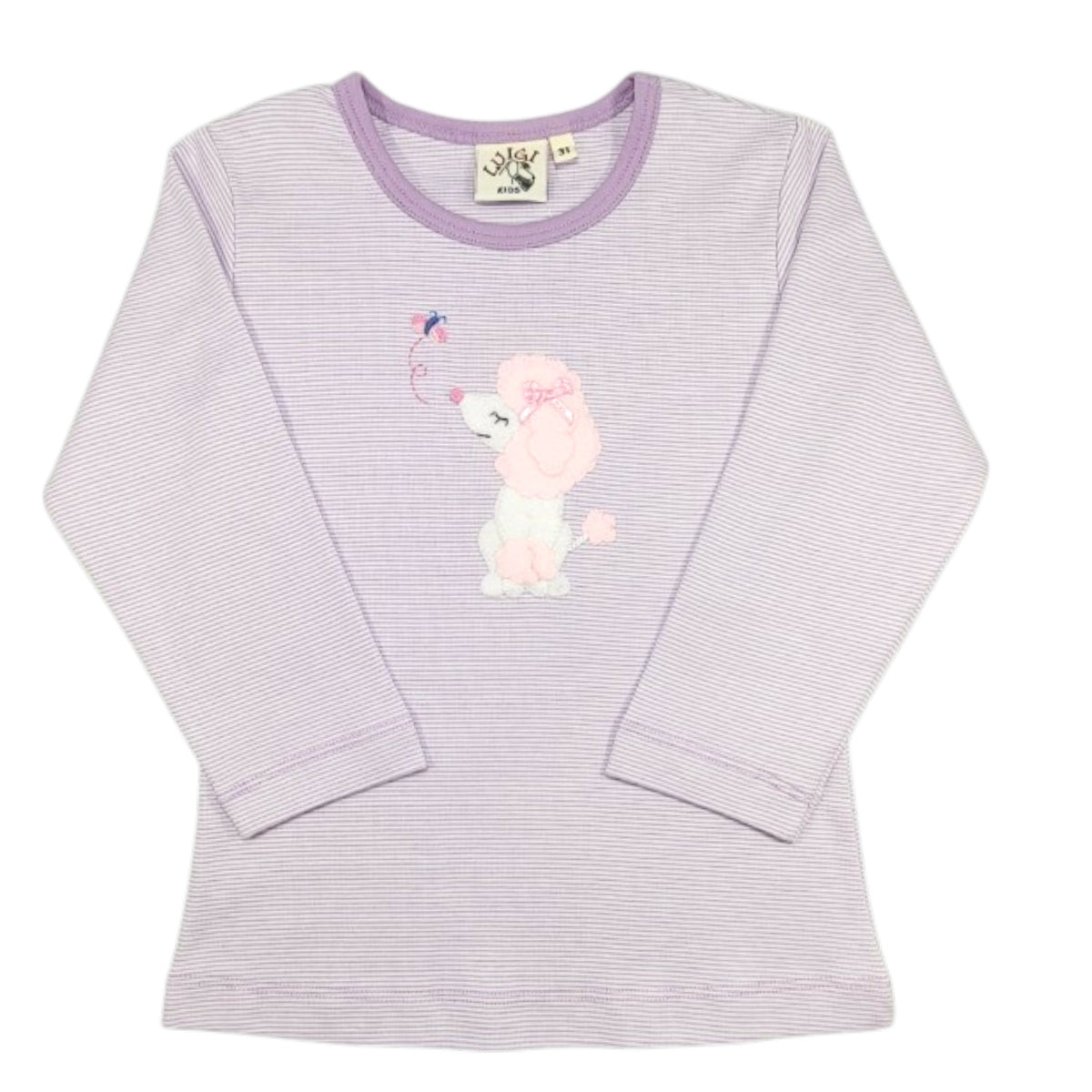 Luigi Poodle and Butterfly T-Shirt