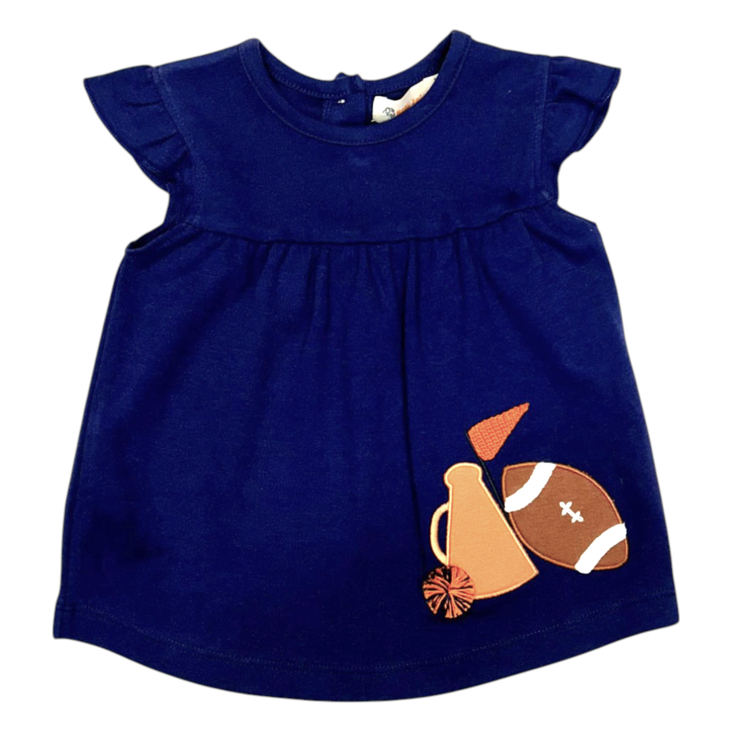 Luigi Football And Megaphone Hand Applique T-Shirt