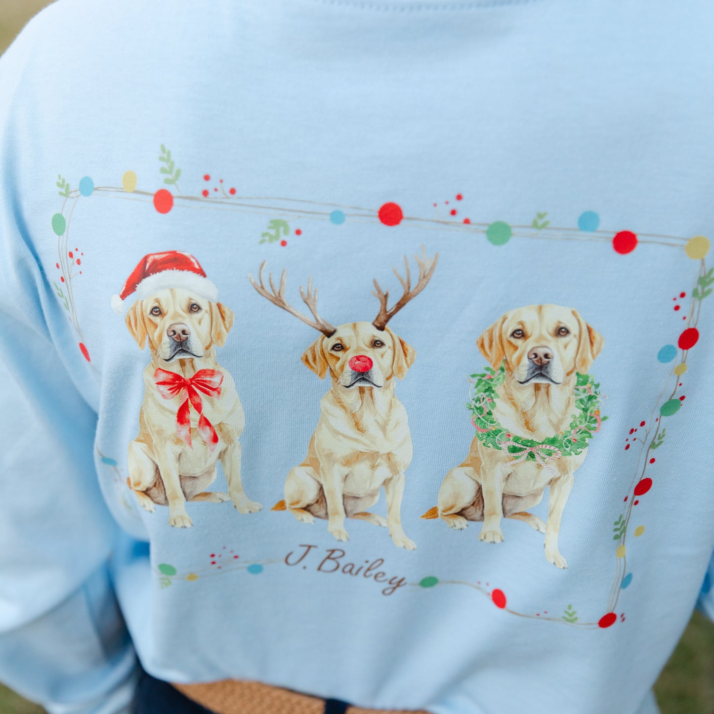 Bailey Boys Christmas Lab Logo T-Shirt