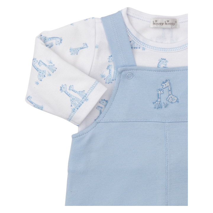 Kissy Kissy Giraffe Grace Overall Set